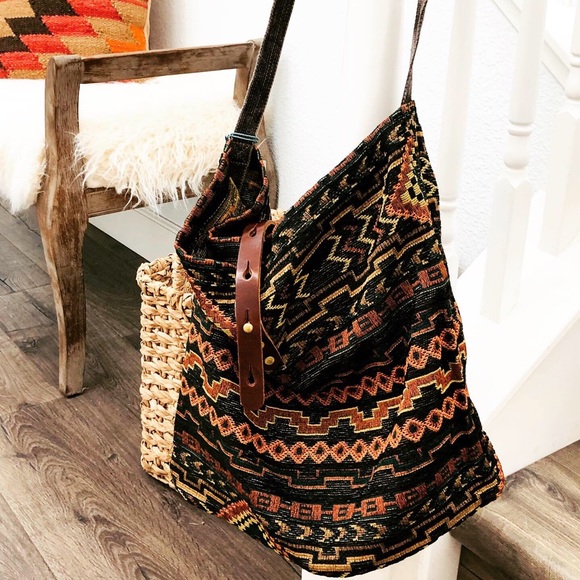 boho carpet bag
